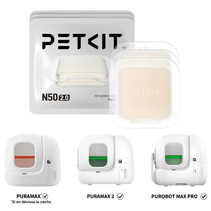 PETKIT Deodorizers - Pack of 3 N50 2.0 for PURAMAX 2