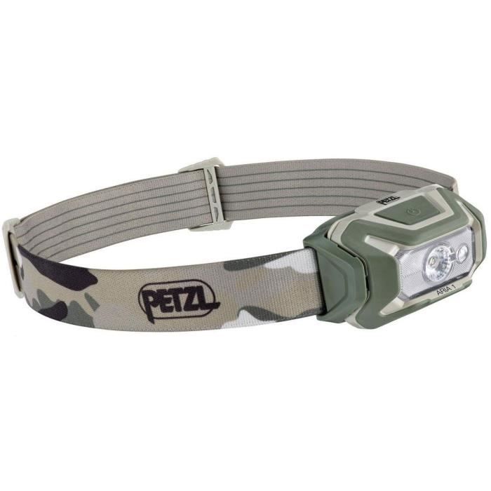 PETZL ARIA 1 Waterproof Headlamp 350 Lumens 3 AAA Batteries Included Camo