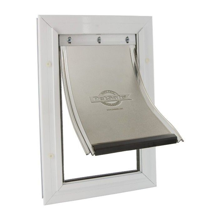 PetSafe - Chatiere Staywell Résistante en Aluminium pour gros Chien , avec Systeme de Verrouillage, Robuste, Isolante - taille XL