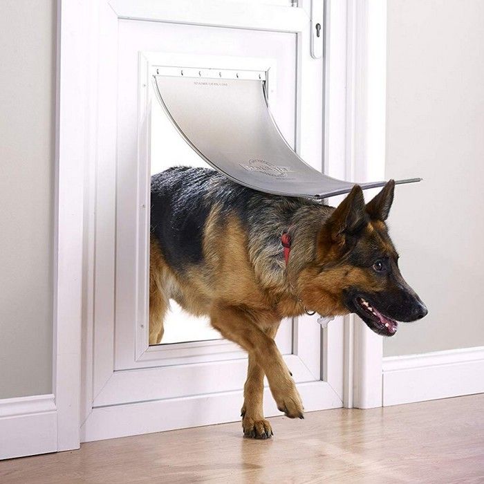 PetSafe - Chatiere Staywell Résistante en Aluminium pour gros Chien , avec Systeme de Verrouillage, Robuste, Isolante - taille XL