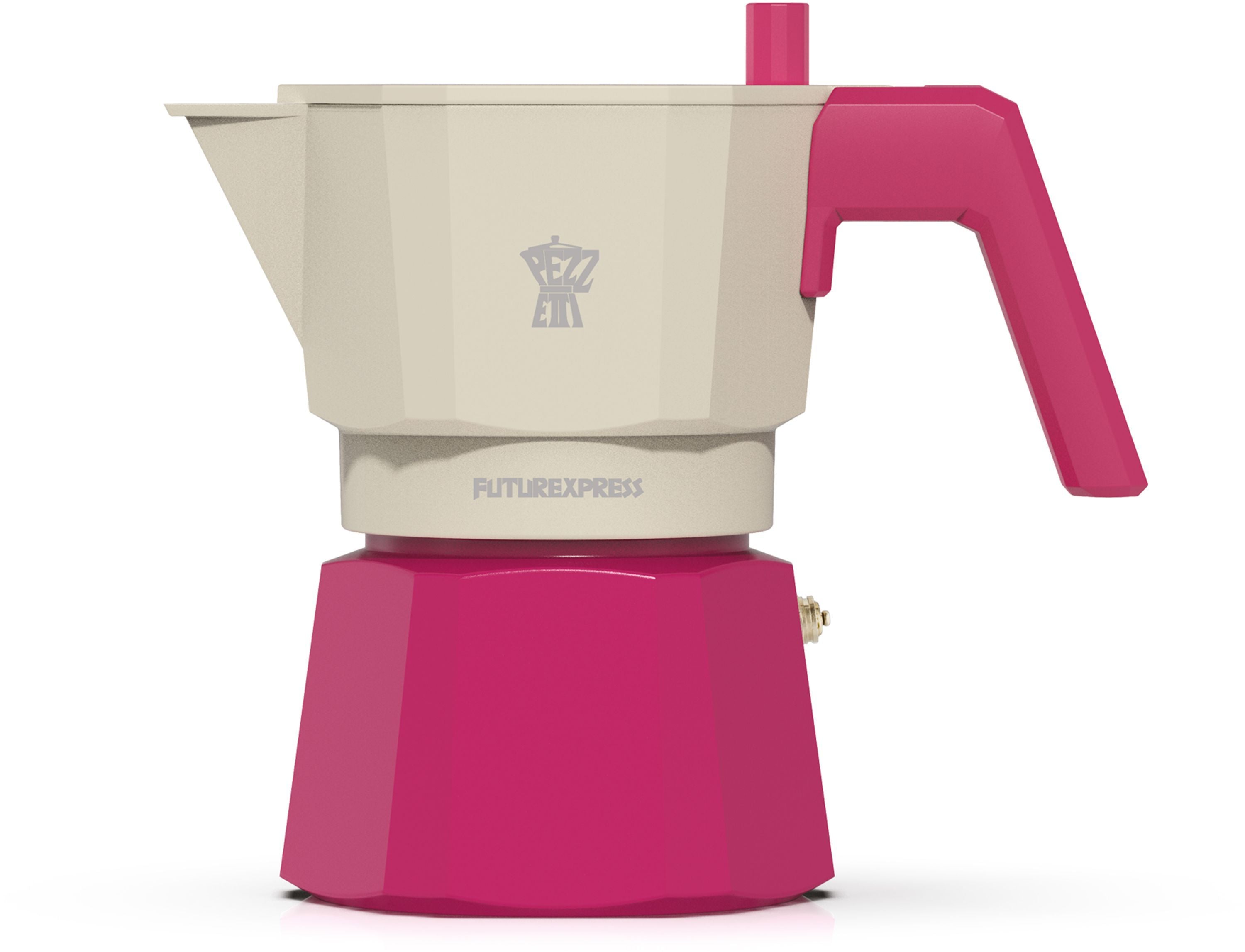 Pezzetti Italian Coffee Maker - FUTUREXPRESS - Aluminum - 3 cups - Fuchsia
