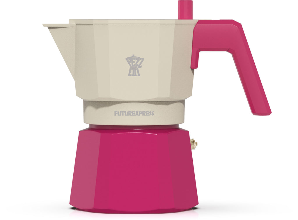 Pezzetti Italian Coffee Maker - FUTUREXPRESS - Aluminum - 6 cups - Fuchsia