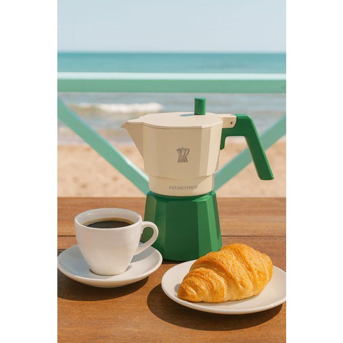 Pezzetti Coffee Maker - FUTUREXPRESS - 6 Cups - Green