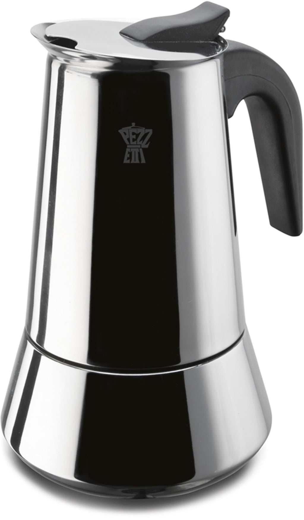 PEZZETTI Italian Coffee Maker - STEELEXPRESS - Stainless steel - 10 cups - Silver