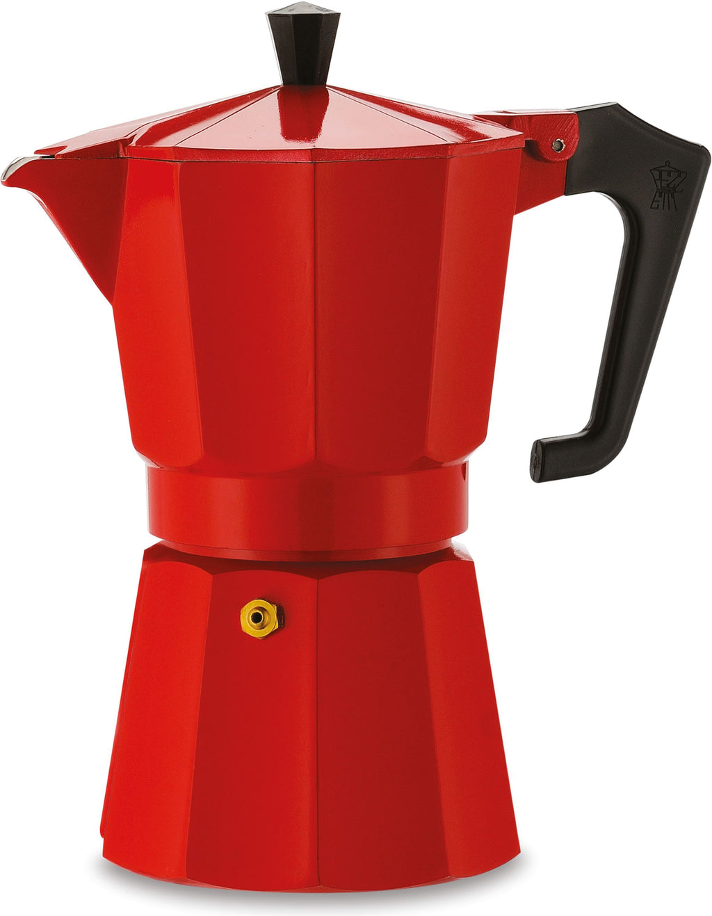 PEZZETTI Italian Coffee Maker - ITALEXPRESS - Aluminum - 6 cups - Red
