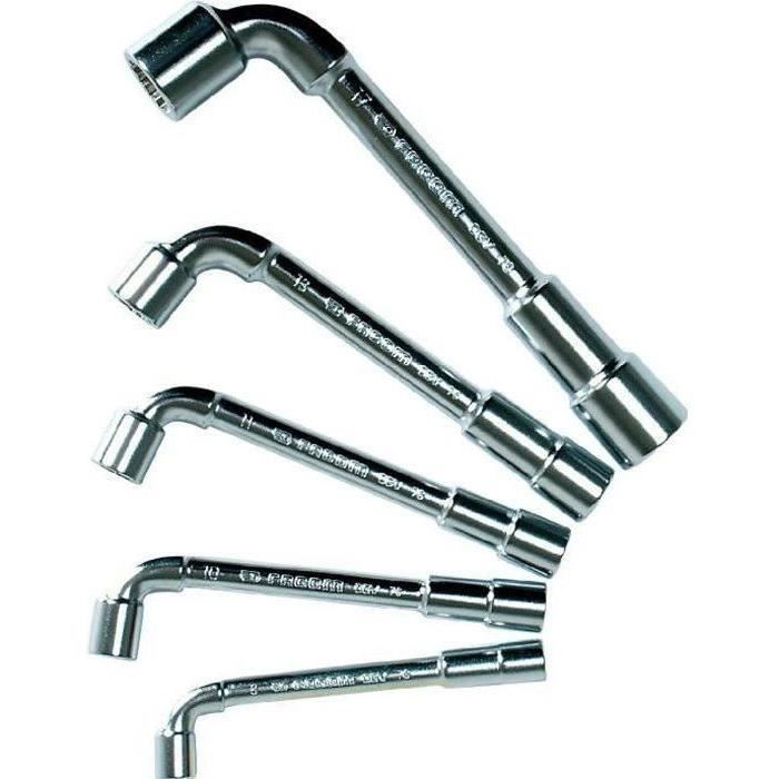 Box of 5 Pipes with 12-Sided and 6-Sided Profiles - Facom - 76.j5pb