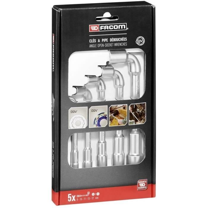 Box of 5 Pipes with 12-Sided and 6-Sided Profiles - Facom - 76.j5pb