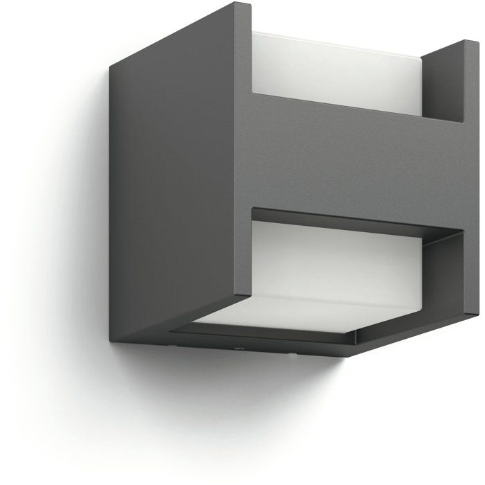 PHILIPS Arbor Outdoor Wall Lamp 2x4.5W 230V - Anthracite