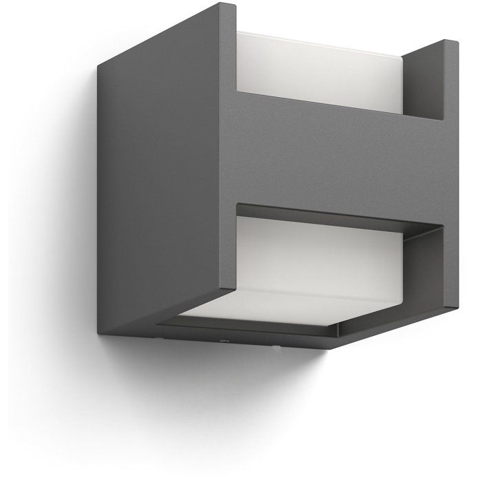 PHILIPS Arbor Outdoor Wall Lamp 2x4.5W 230V - Anthracite