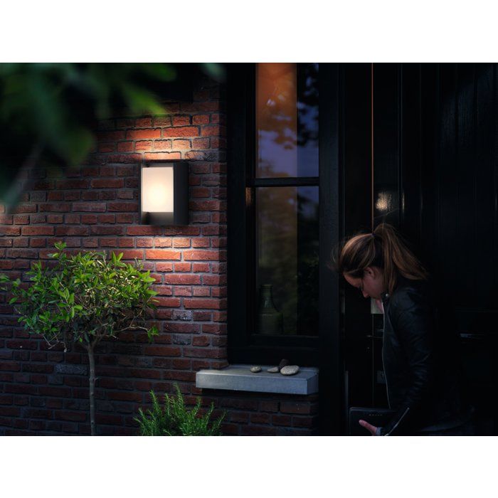PHILIPS Arbor Outdoor Wall Light 1x6W 230V - Anthracite
