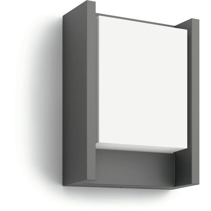 PHILIPS Arbor Outdoor Wall Light 1x6W 230V - Anthracite