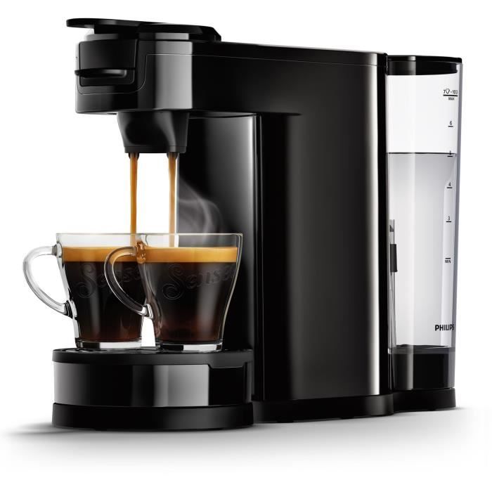 PHILIPS Pod Coffee Maker - SENSEO - HD6592/65 - 2-in-1 for Pods & Filters - Black