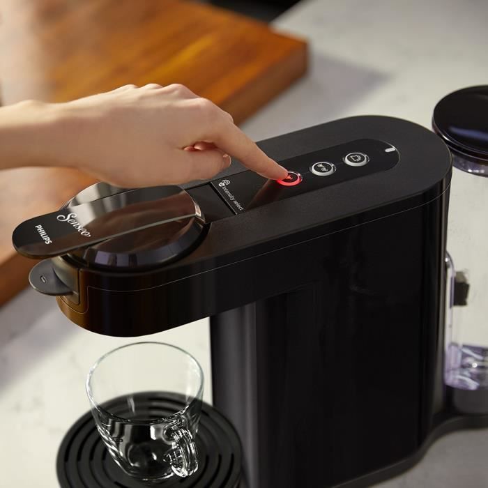 PHILIPS Pod Coffee Maker - SENSEO - HD6592/65 - 2-in-1 for Pods & Filters - Black