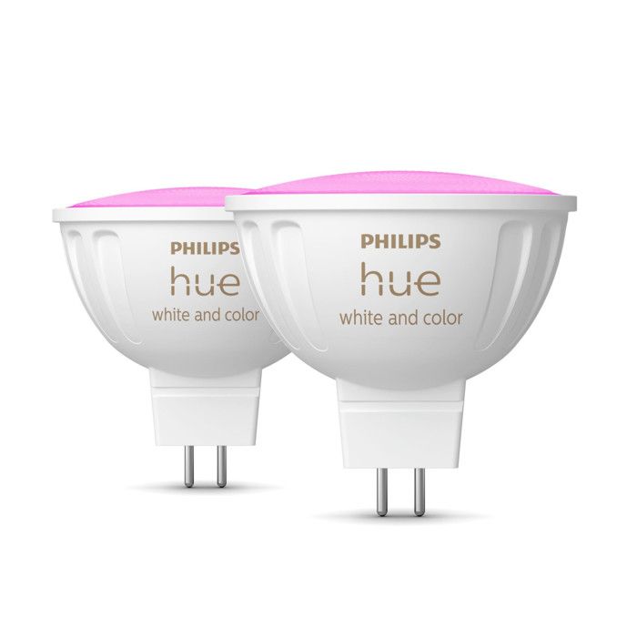 Philips Hue MR16 Smart Lamp, White and Color Ambiance, Compatible