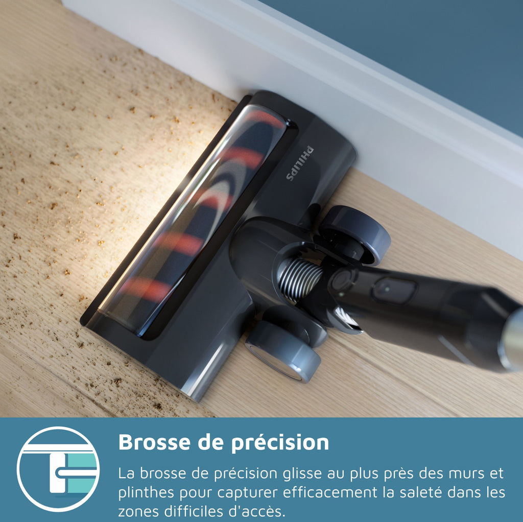 PHILIPS Cordless Stick Vacuum Cleaner - 3000 Series - 25.2V - LED Brush - XC3033/01