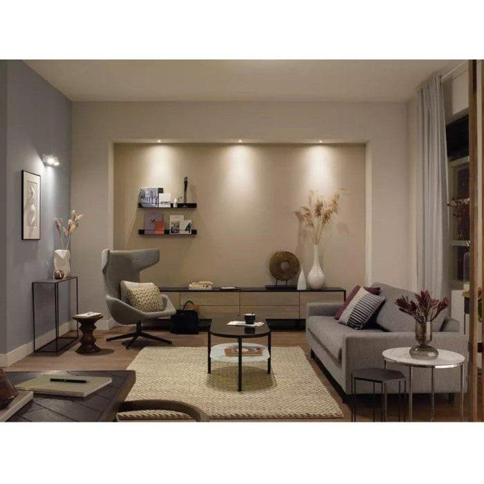 Pack of 2 LED Bulbs - PHILIPS HUE - GU10 Spotlight - Warm White to Cool White