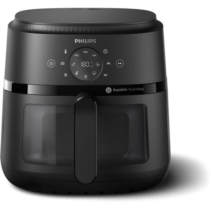 Philips NA230/00 Air Fryer - Series 2000 - 6.2 L Capacity - 1500W - Black
