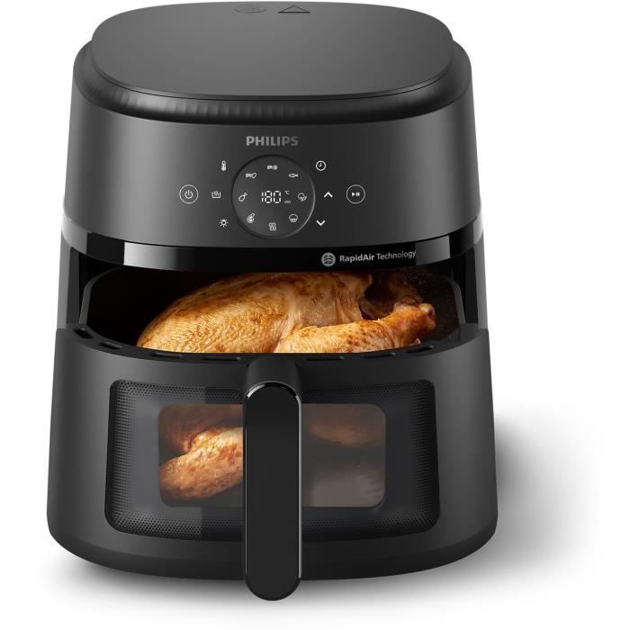 Philips NA230/00 Air Fryer - Series 2000 - 6.2 L Capacity - 1500W - Black