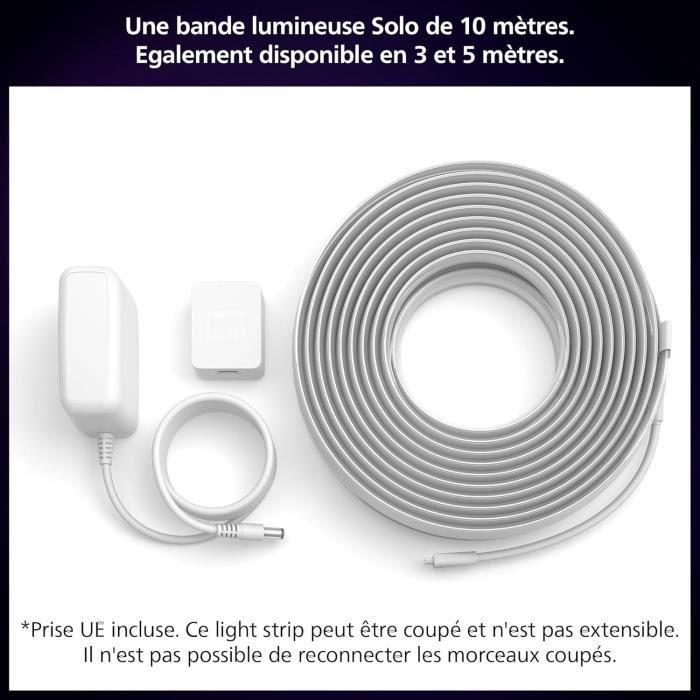 Philips Hue W C Lightstrip Solo LED Strip - 10 m - Color Control - Energy Saving - Indoor