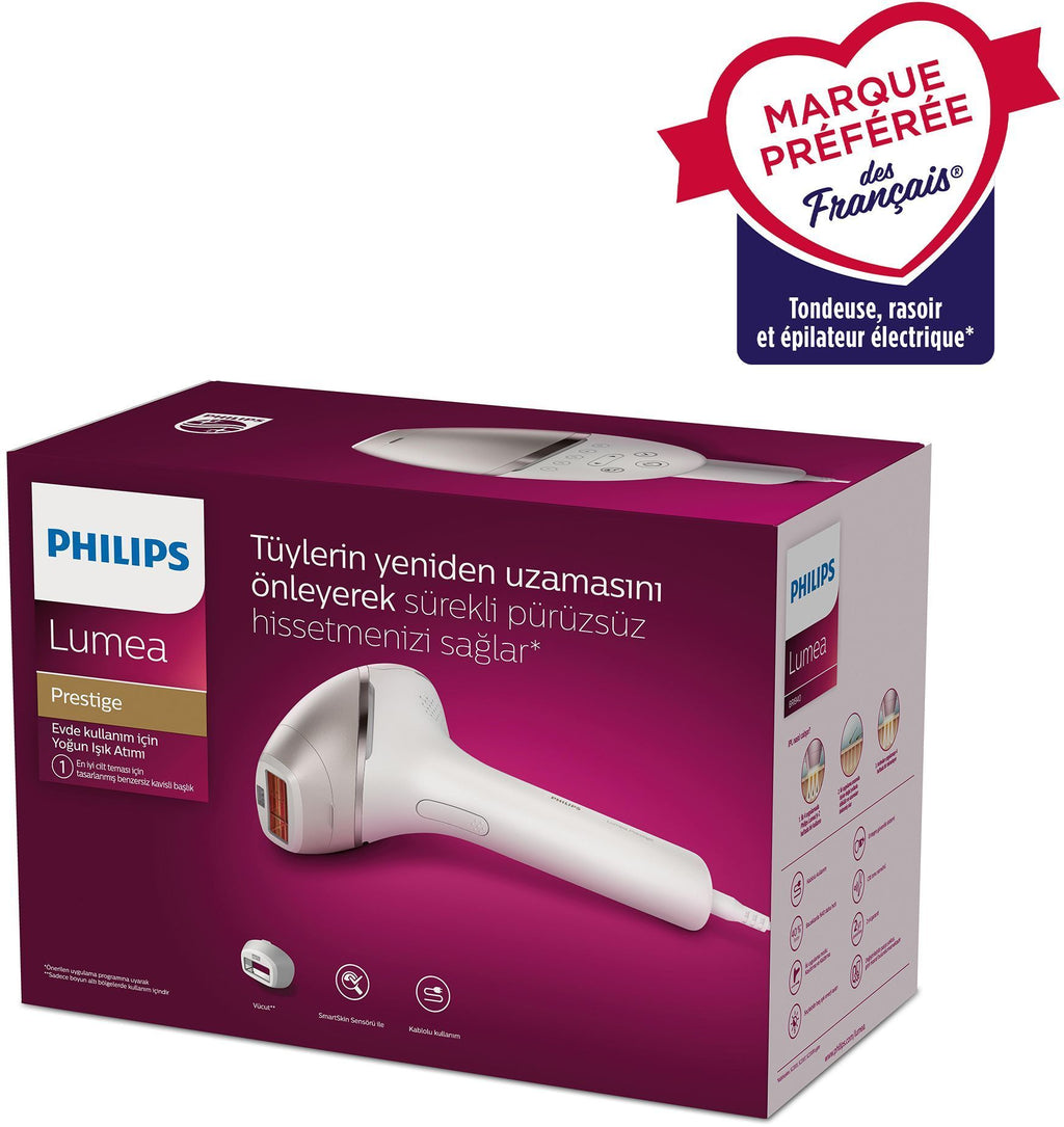 Philips IPL & Laser Hair Removal Device - BRI940/00 - White/Grey