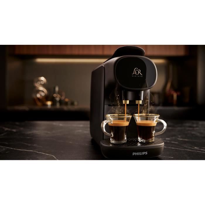 Philips L'Or Barista Dual Capsule Coffee Machine - LM9012/65 - Black + 50 Capsules Included