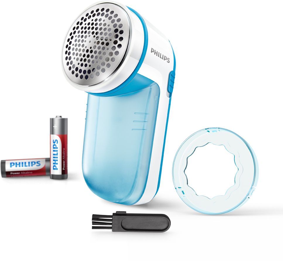 PHILIPS Lint Remover - GC026/00 - 3 Blades - Battery Operated - Blue/White