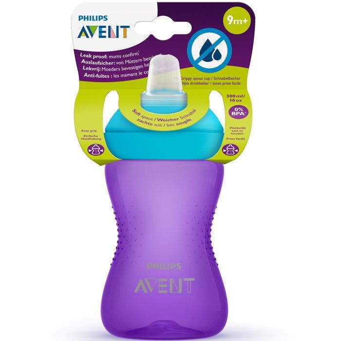 Philips Avent SCF802 / 02 Soft spout mug - 300ml - 9 months + - Boy Easy to assemble and clean