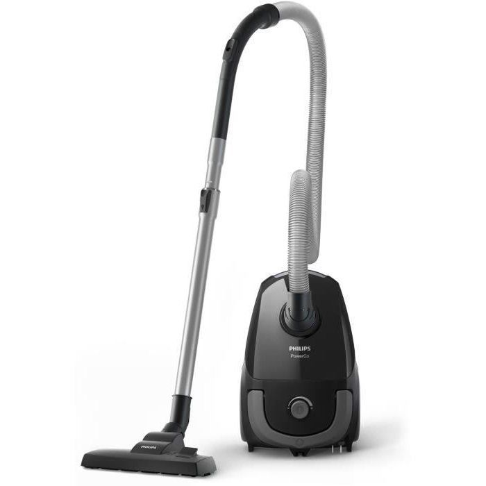 PHILIPS Bagged Vacuum Cleaner - FC8289/09 - 2000 Series PowerGo - 900W - 77dB - Anthracite Grey