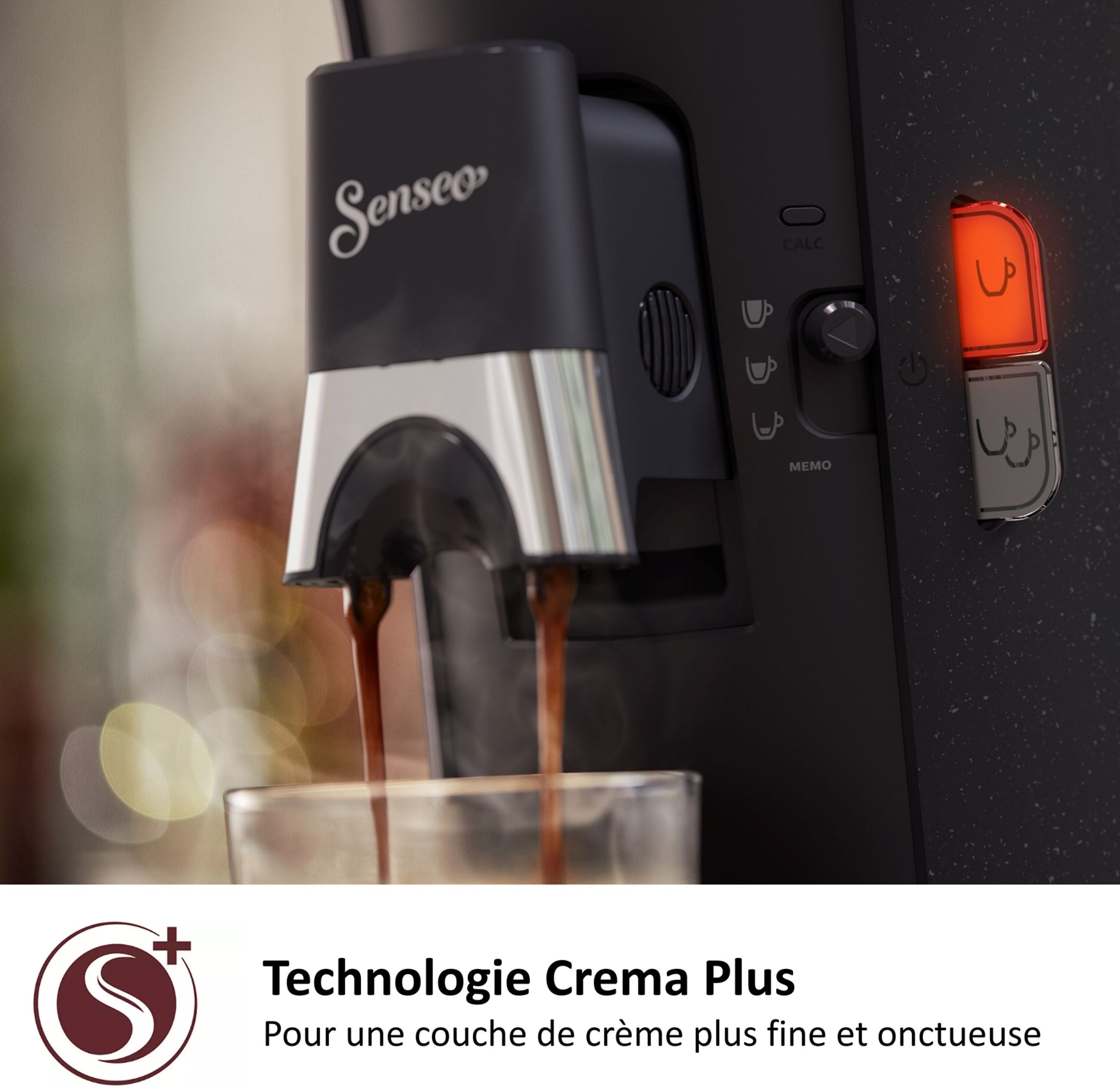 PHILIPS Pod Coffee Maker - SENSEO - CSA240/21 - Select - Black