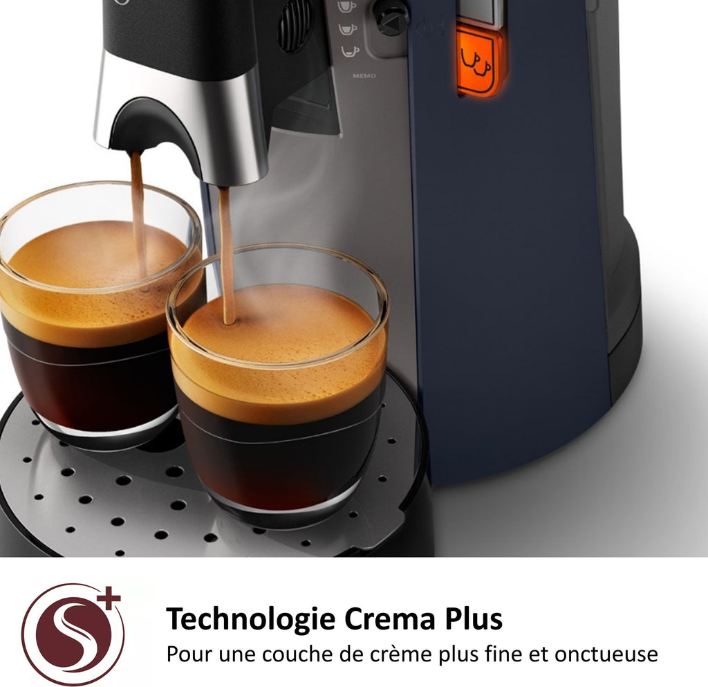 PHILIPS SENSEO Pod Coffee Maker - CSA240/71 - Select - Midnight Blue