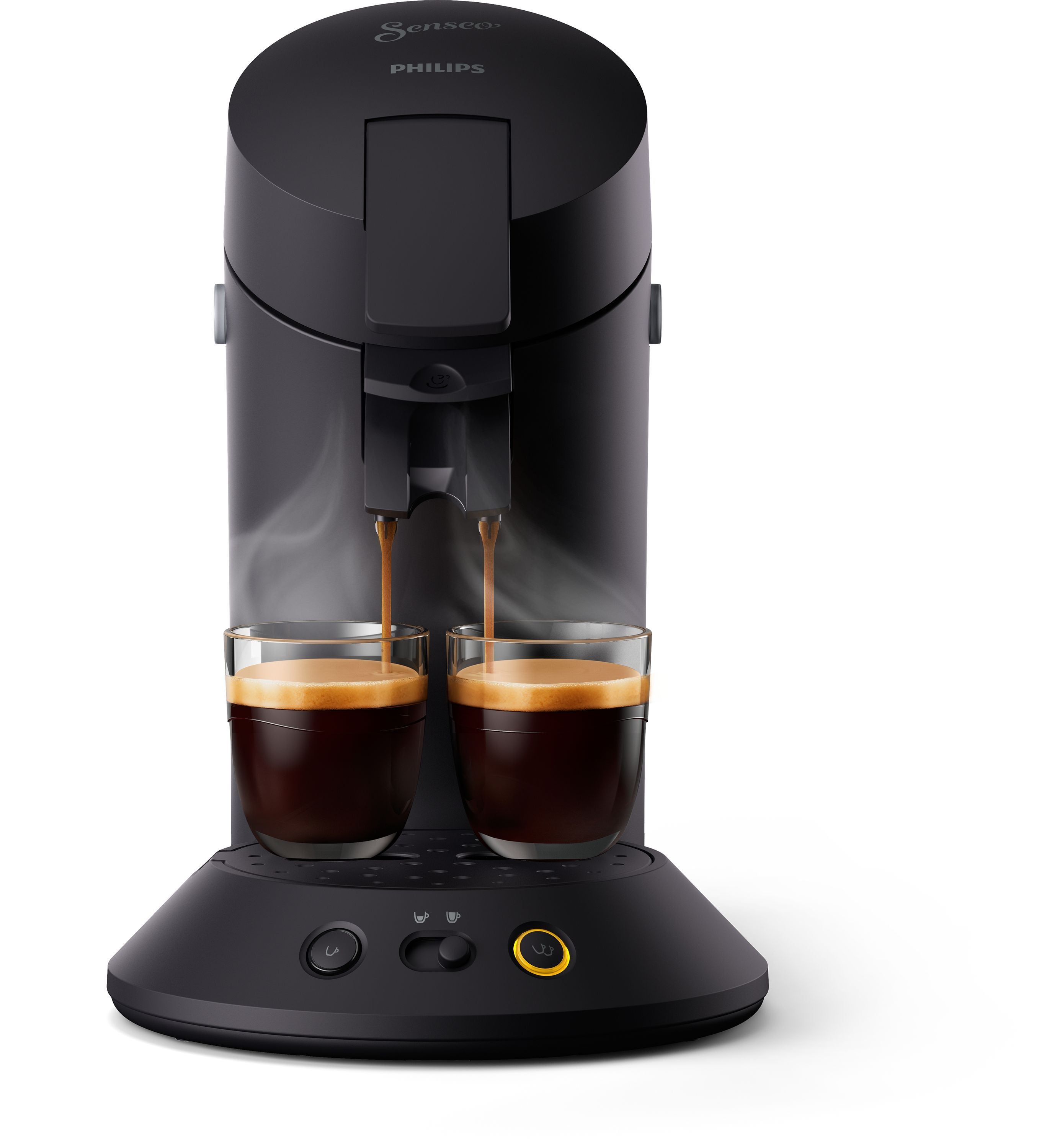 PHILIPS Pod Coffee Maker - SENSEO - CSA210/61 - Original Plus - Intense Black