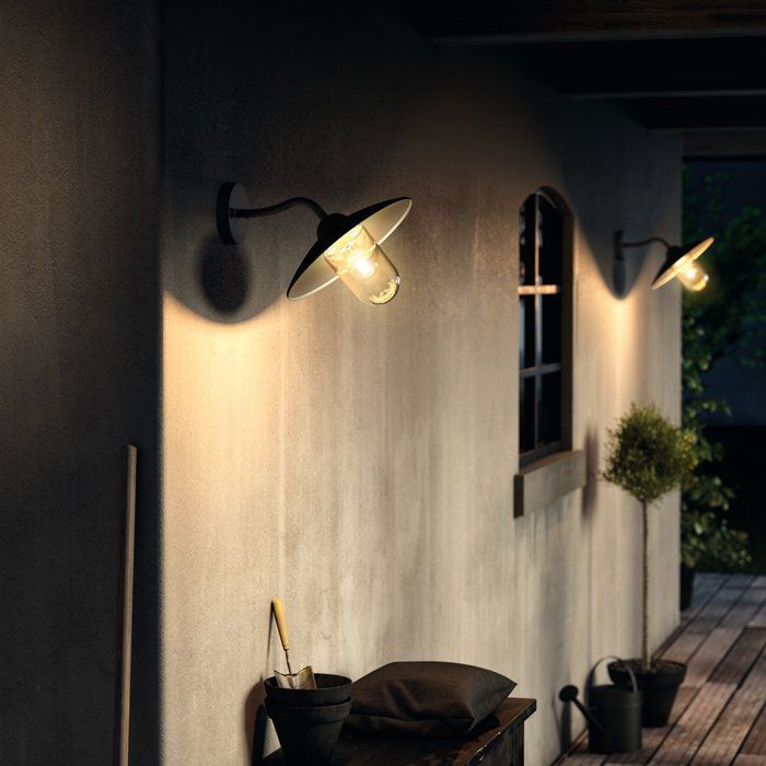 PHILIPS Outdoor Wall Light - Hammock - Black