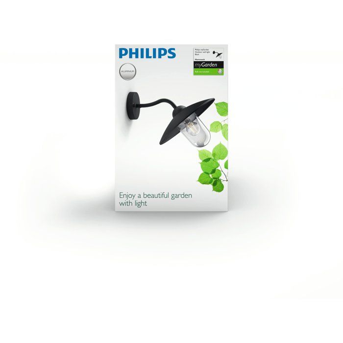 PHILIPS Outdoor Wall Light - Hammock - Black