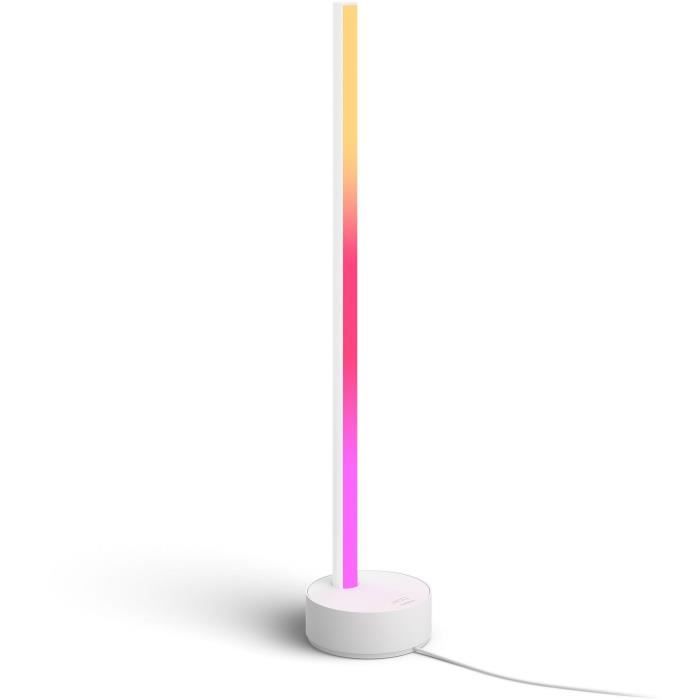 Philips Hue White and Color Ambiance Table Lamp - Energy Efficient, Alexa Compatible