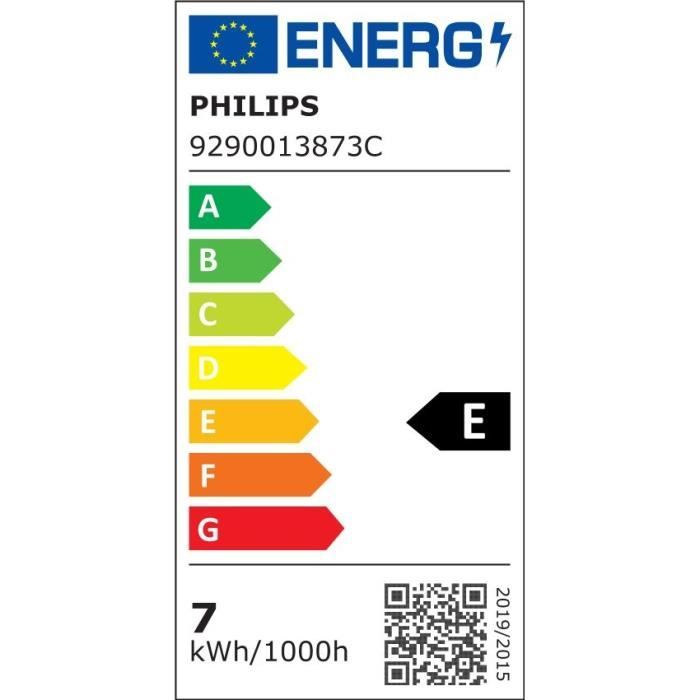 Philips Pack of 6 E27 LED Clear 60W Bulbs - Warm White