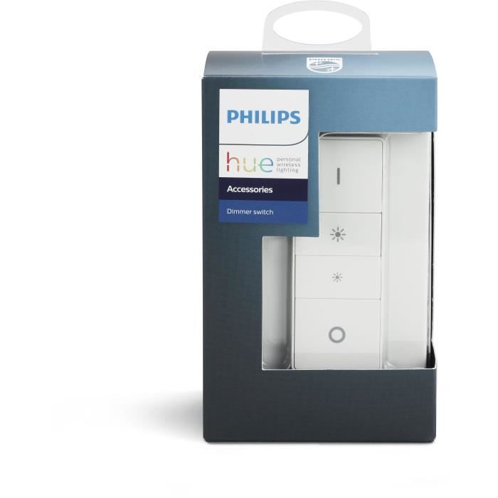 Philips Hue Dim Switch - Portable Remote Control for Smart Lamps