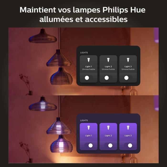 Philips Hue Wall Switch Module - Pack of 2 - White - Alexa Compatible