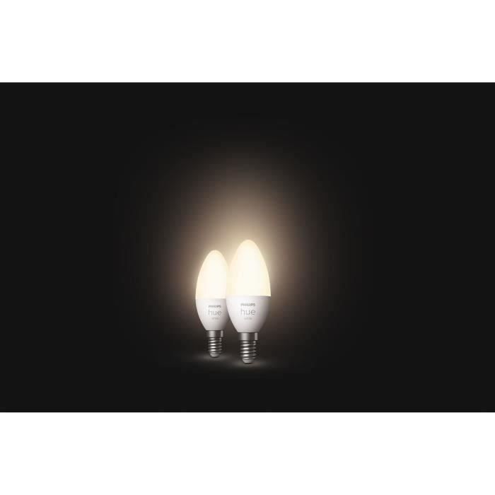 Philips Hue HW 5.5W E14 Smart Bulbs x2
