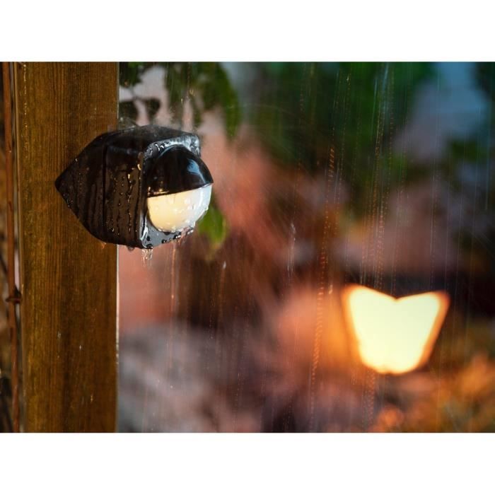 Philips Hue Outdoor Motion Detector - Black - Alexa - 160° Detection Angle
