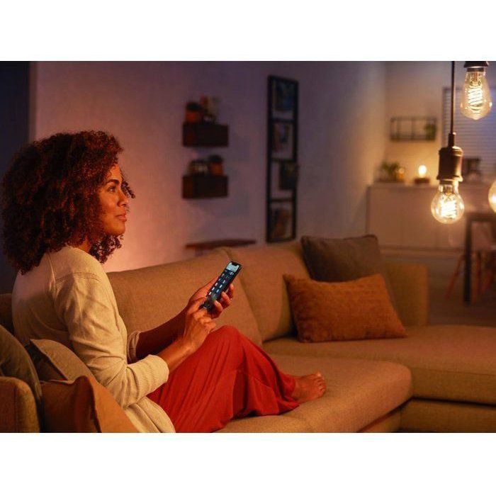 Philips Hue E27 LED Filament Bulb - Vintage Style - Dimmable
