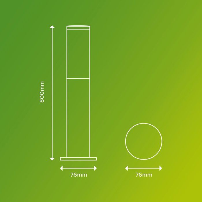 Philips Outdoor Post Lamp - Anthracite - 1x20 W - High Voltage