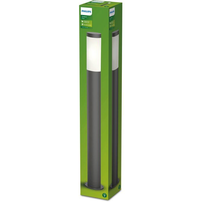 Philips Outdoor Post Lamp - Anthracite - 1x20 W - High Voltage