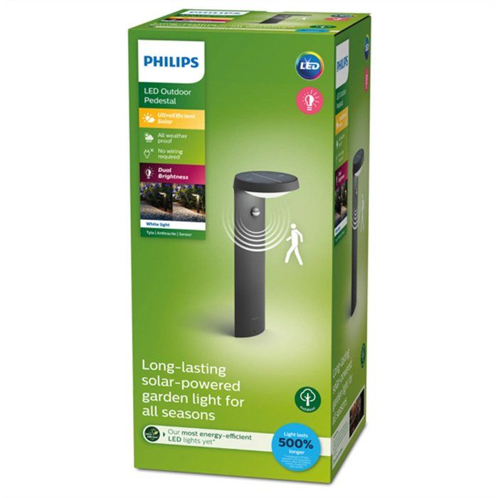 Philips Floor Lamp - Tyla IR - Anthracite - 1x1.2 W - Motion Sensor - EU Version