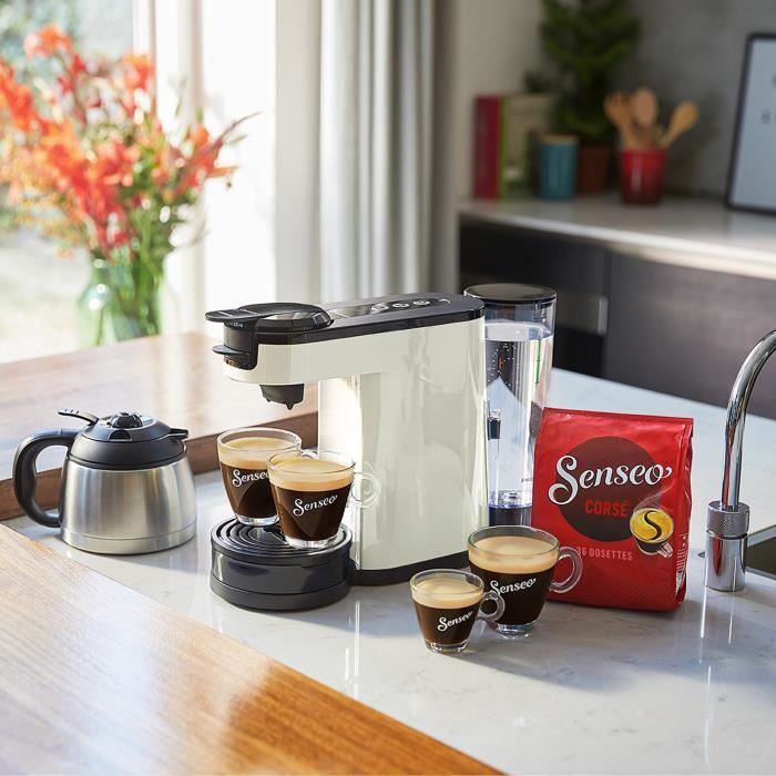 PHILIPS SENSEO Pod Coffee Maker - HD6592/05 - 2-in-1 for Pods & Filters - White