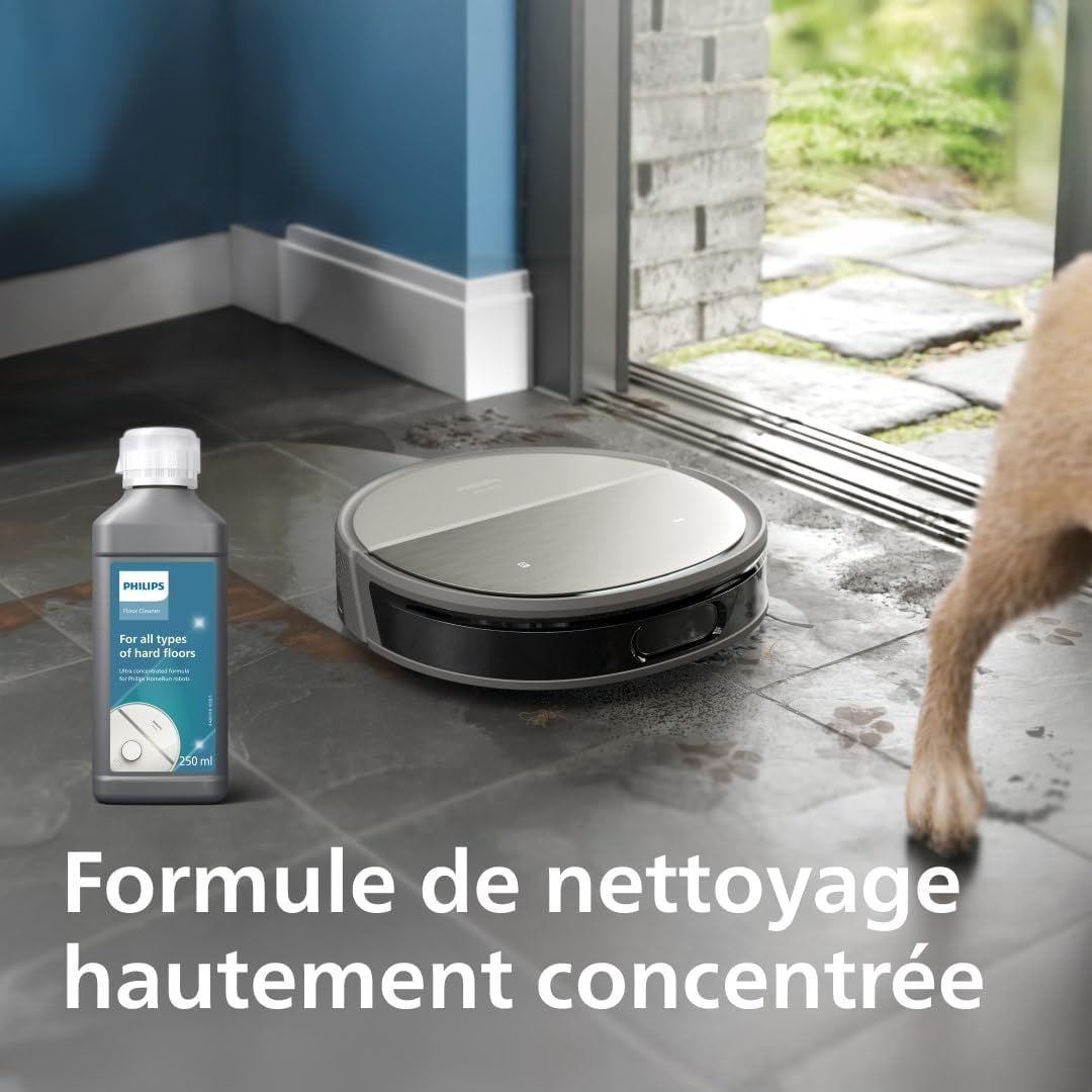PHILIPS XV1493/10 Ultra-Concentrated Floor Cleaner - 250 ml - Compatible with S5000-9000 Robot Vacuums