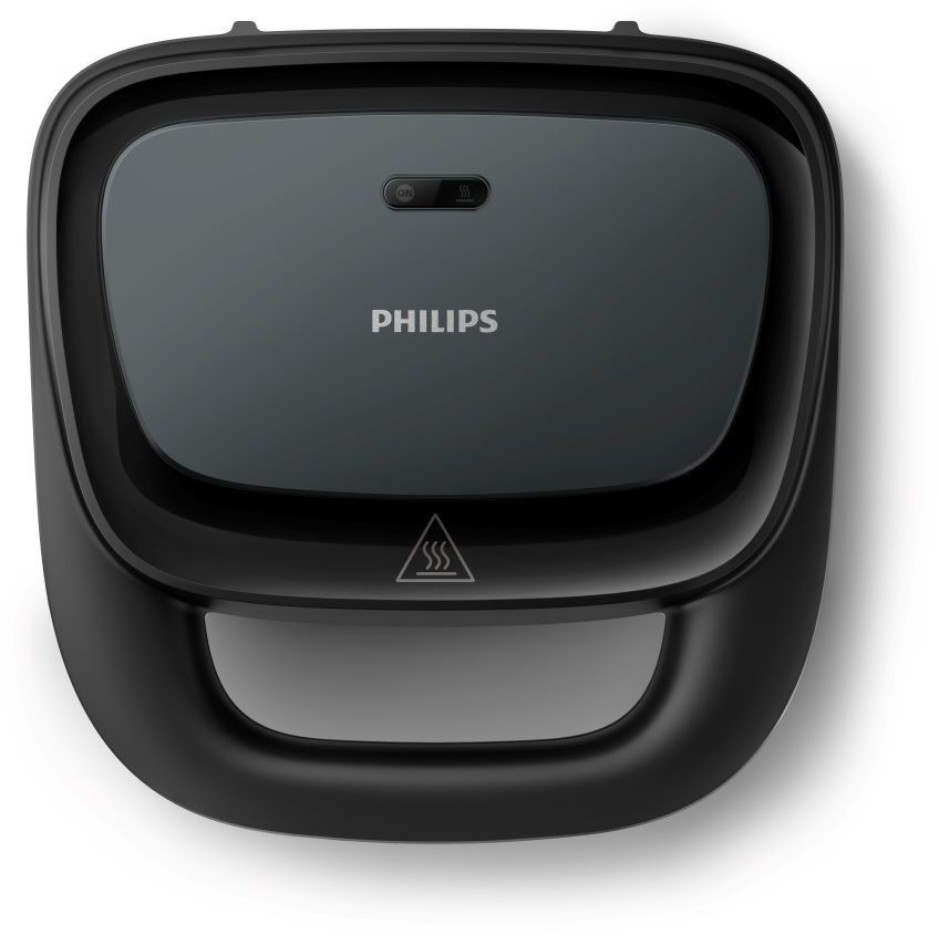 PHILIPS Croque Monsieur Maker - 750W - Black - HD2331/90 - 3000 Series