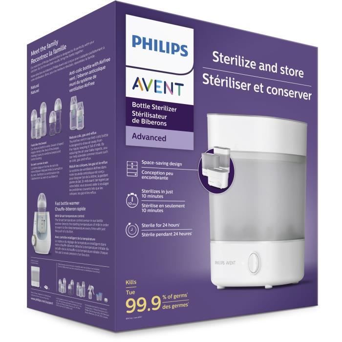 Sterilizer - PHILIPS AVENT - 4-in-1 Steam - White - Sterilizes in 6 min