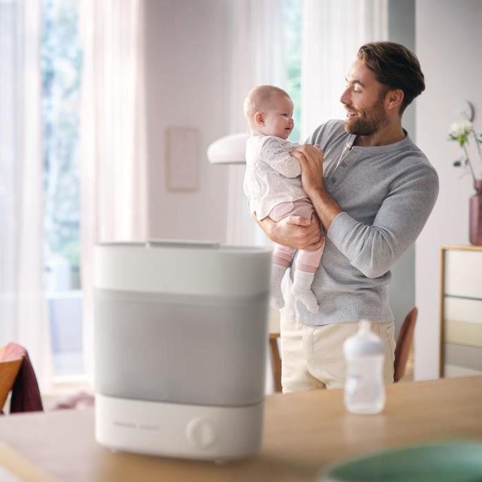 Sterilizer - PHILIPS AVENT - 4-in-1 Steam - White - Sterilizes in 6 min