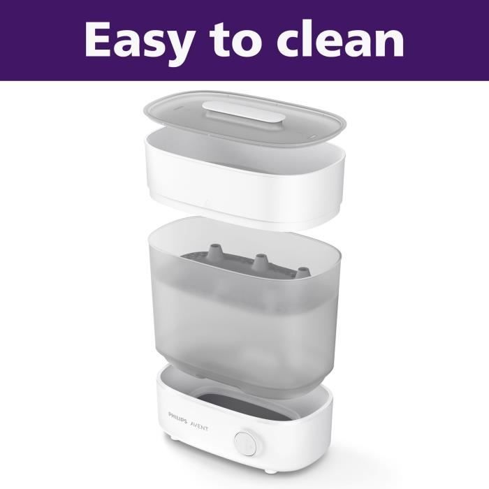 Sterilizer - PHILIPS AVENT - 4-in-1 Steam - White - Sterilizes in 6 min