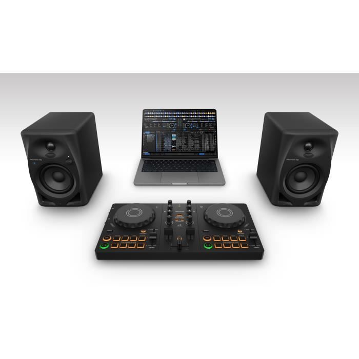 Pioneer DJ DDJ-FLX2 Mixer, USB-C Connectivity, Lightweight 1.2 kg, Smart Features